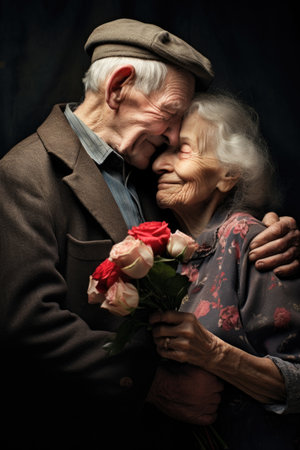 Celebrating connections and compassion, people sharing warm embraces in honor of National Hugging Day. Expressive, joyful, and uniting moments filled with heartfelt comfort and positivityの素材