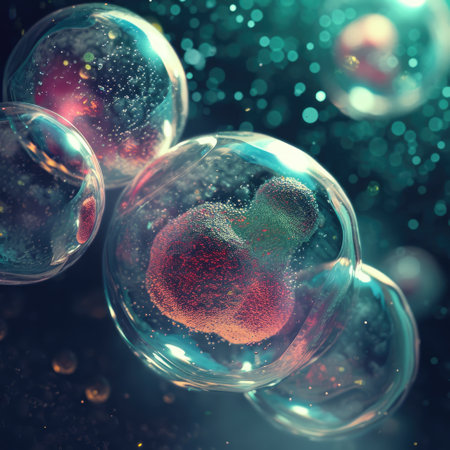 Unveiling the intricacies: the structure of the human cell, a journey into the microscopic realm of organelles, membranes, and genetic material, deciphering the complex blueprint of lifeの素材
