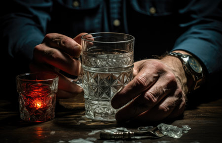 Alcohol dependence. recovery journey from alcohol dependence: hope, healing, and the path to sobriety for individuals struggling with addiction and their loved onesの素材