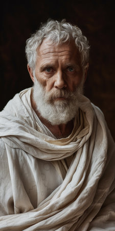 Marcus Aurelius Antoninus, roman emperor, philosopher, epitome of late stoicism, disciple of epictetus - a pivotal figure in ancient roman history and philosophyの素材