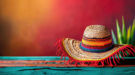 Happy cinco de mayo, a celebration of mexican culture, featuring cactus, tacos, and the vibrant spirit of mexico, honoring heritage and unity in fiesta.の素材