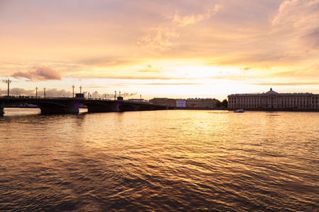 Annunciation Bridge in Saint-Petersburgのeditorial素材