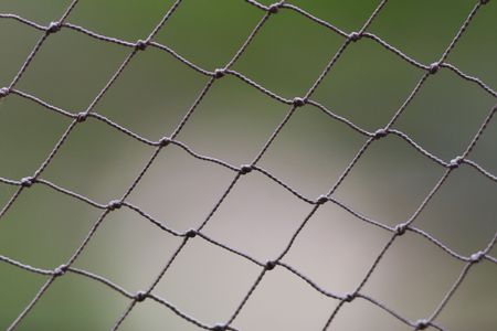 Net made from kapron fibre thread.