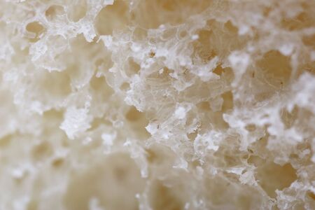 Baguette cut. Close-up. Texture.の写真素材