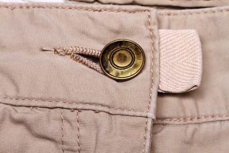 Trousers texture  Sand color  Close-up 