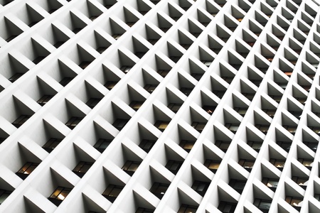 Skyscraper in the Hong Kong city centre  Close-up の写真素材