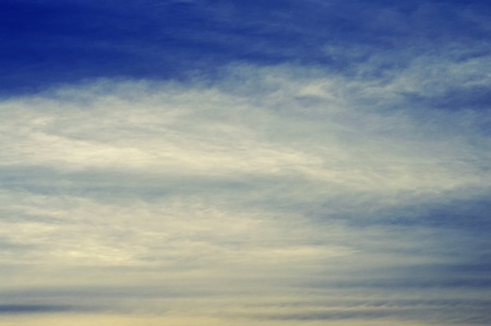 Big cirrus clouds in beautiful tropical skies 