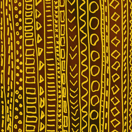 Abstract background. Hand drawn with felt pen on aged paper.