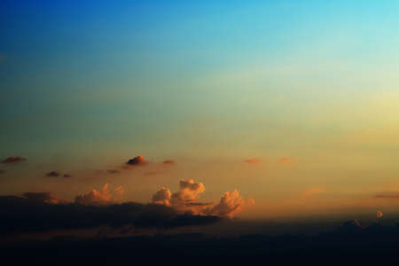 Beautiful skies in sunset time.