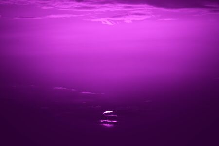 Beautiful sunset sky. Nature background.の写真素材