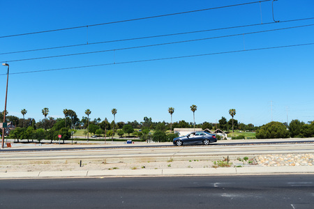SAN JOSE - MARCH 26: Beautiful street view in downtown of San Jose. San Jose, California - March 26,...