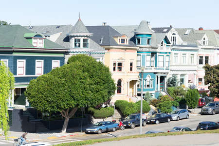 SAN FRANCISCO - MARCH 25: Beautiful street view in downtown of San Francisco. San Francisco,...