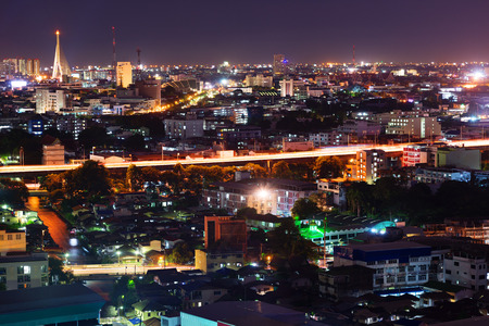 BANGKOK, THAILAND - SEPTEMBER 8, 2015: Noisy and colorful life-filled streets of Bangkok.のeditorial素材