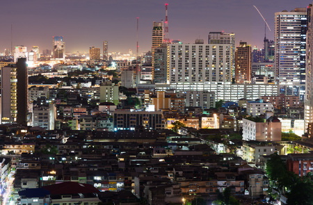 BANGKOK, THAILAND - SEPTEMBER 8, 2015: Noisy and colorful life-filled streets of Bangkok.のeditorial素材