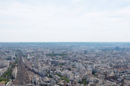 PARIS, FRANCE - MAY 8, 2016: Beautiful streets of Paris crowded with the tourists.のeditorial素材