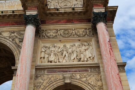 PARIS, FRANCE - MAY 9, 2016: Beautiful streets of Paris crowded with the tourists.のeditorial素材