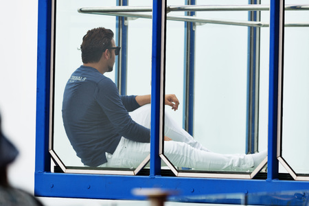 KUALA LUMPUR, MALAYSIA - AUGUST 19, 2016: Beautiful view of Kuala Lumpur from the observation deck of Kuala Lumpur Tower (Menara Kuala Lumpur)のeditorial素材