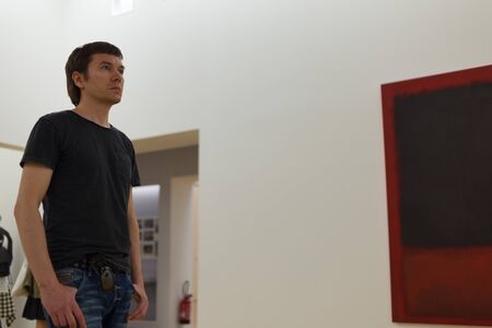 PARIS, FRANCE - MAY 8, 2016: Exposition of museum Centre Pompidou.のeditorial素材