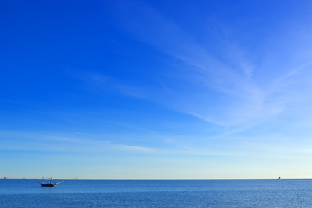 Beautiful seascape in Hua Hin, Thailand.の写真素材