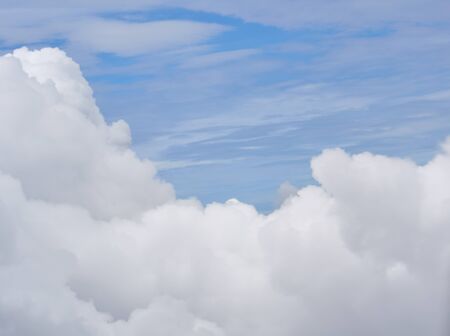 Clouds in the sky. Abstract background.