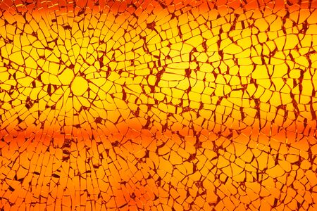 Closeup of broken glass window. Background.の写真素材