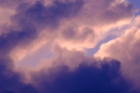 Dramatic sky background.