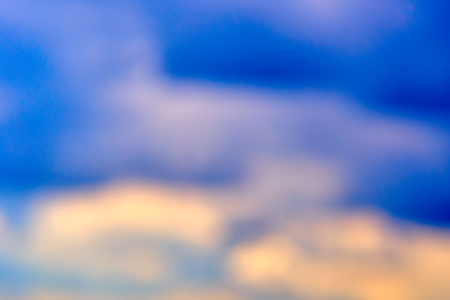 Peaceful clouds in the sky.