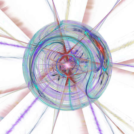 Fractal gravel. Abstract colorful picture