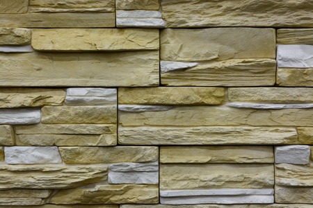 beautiful vintage image colorful stone wall backgroundの写真素材