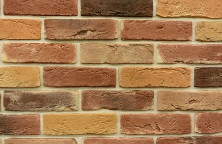 beautiful vintage image colorful brick wall backgroundの写真素材