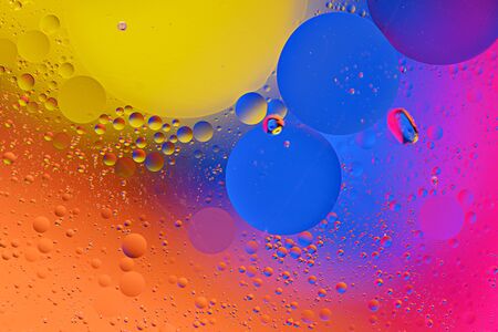 colorful background of colorful bubbles, trendy texture