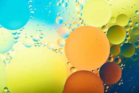 trendy multi-colored colorful bubbles background, texture, for screensavers