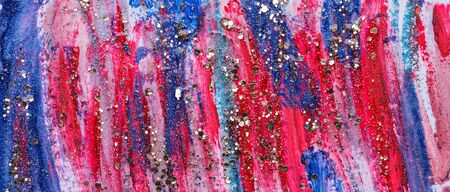 multicolored background, strokes with sequins for screensavers, copy space, cosmetic texture