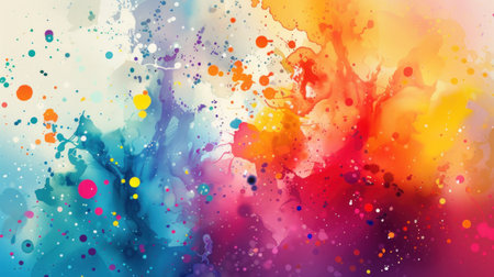 abstract color painted background, mixの素材