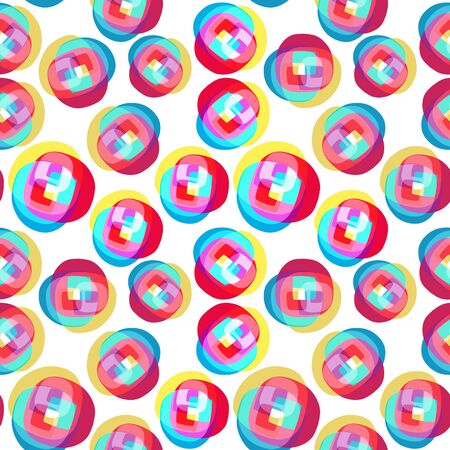 Abstract multi-colored patternのイラスト素材