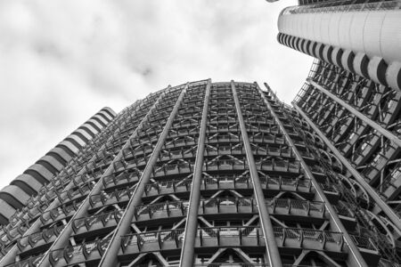 The house is a cage of glass and steelの写真素材