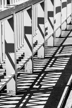contrast shade from the fence stong