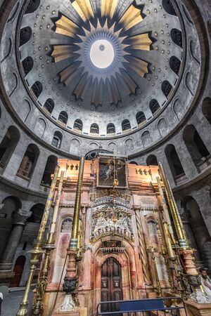 Jerusalem Israel - June 14, 2017: Church of the Holy Sepulchre in Jerusalem.の写真素材