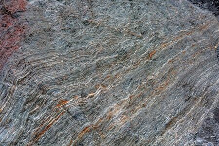 Texture of the rock at Franz Josef Glacier, New Zealand.