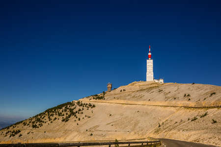 View over the Mont Ventoux in Provence, France, Europe.の写真素材