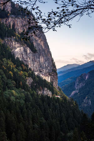 Sumela Monastery is a Greek Orthodox monasteryの写真素材