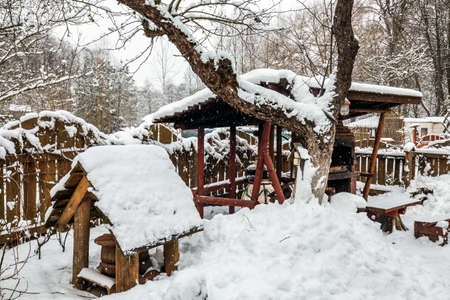 Day in a village of Belarusの写真素材