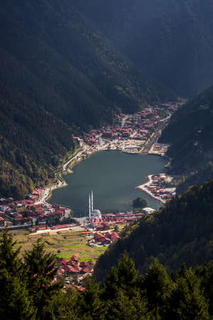 Uzungol mountain lakeの写真素材