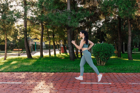 Sport and fitness outdoors conceptの写真素材