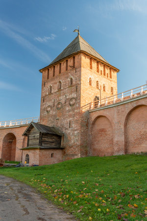 Tower of the Nizhny Novgorod Kremlin, Russiaの写真素材