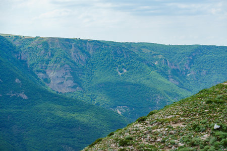 Sulak Canyon. Republic of Dagestan, Russia July 2023