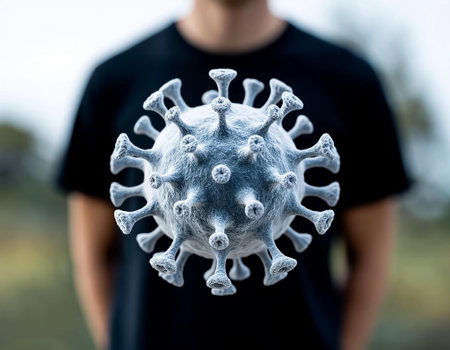 Man in black t-shirt.の写真素材