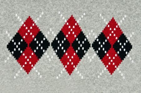 knitted gray background with a pattern.の写真素材