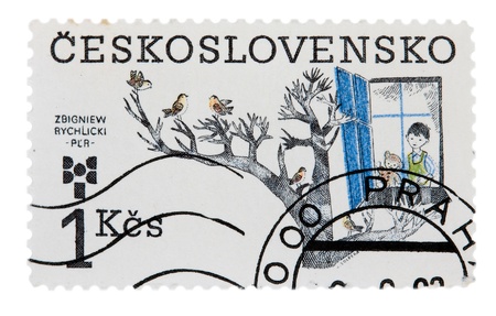 Czechoslovakia - CIRCA 1983: A stamp printed in Czechoslovakia, shows Ceskoslovensko zbigniew...