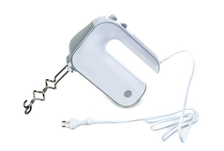 electric submersible mixer isolated on white backgroundの写真素材